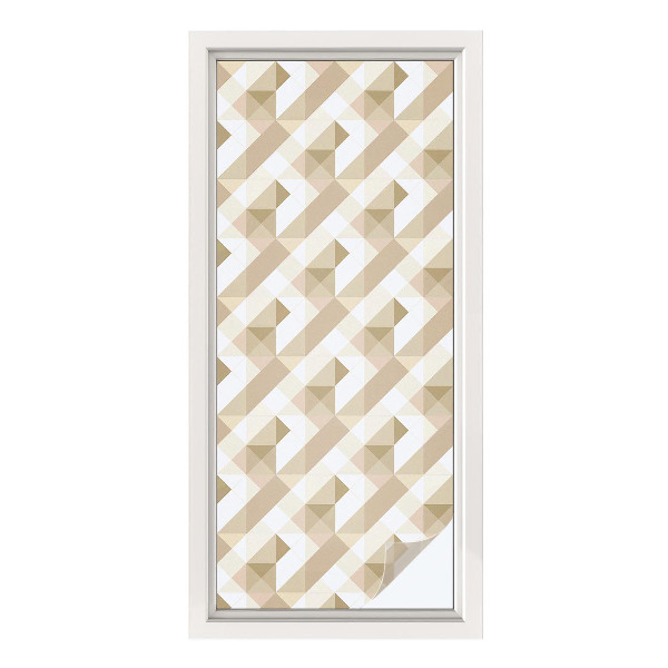 Pellicola decorativa per vetri Modelli triangolari