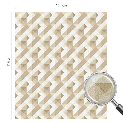 Pellicola decorativa per vetri Modelli triangolari