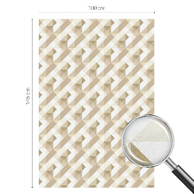 Pellicola decorativa per vetri Modelli triangolari