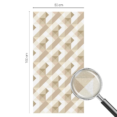 Pellicola decorativa per vetri Modelli triangolari