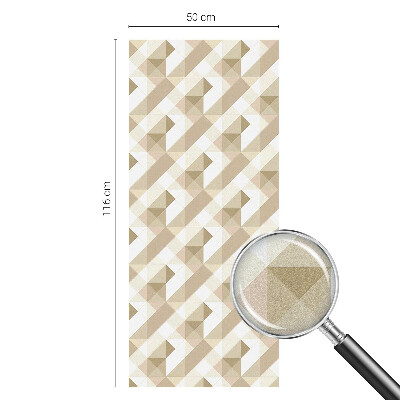 Pellicola decorativa per vetri Modelli triangolari