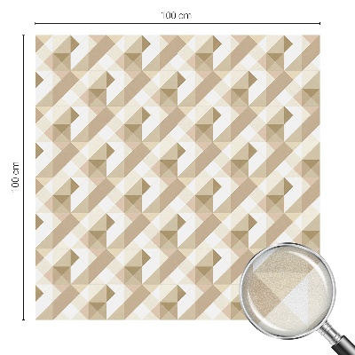 Pellicola decorativa per vetri Modelli triangolari