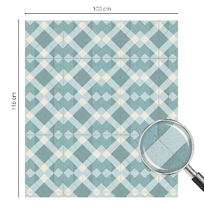 Pellicola per vetri effetto ghiaccio colorato Motivi geometrici