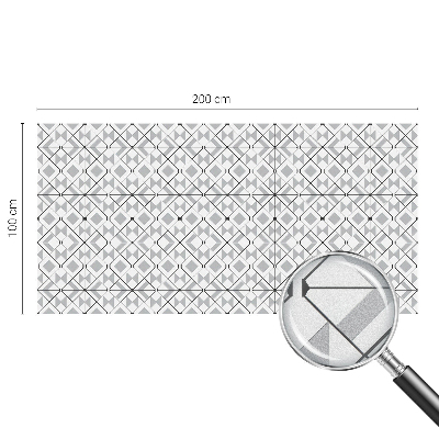 Pellicola adesiva effetto vetrata colorata Motivi geometrici