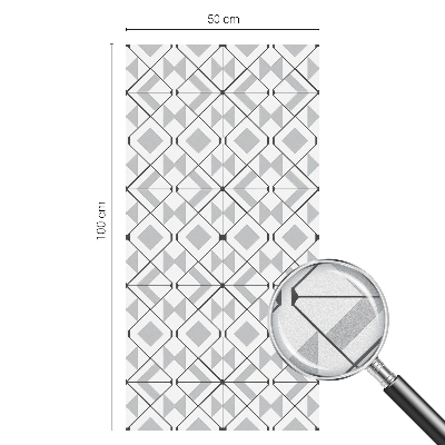 Pellicola adesiva effetto vetrata colorata Motivi geometrici