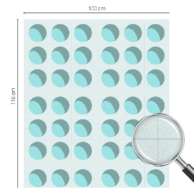 Pellicola per vetri effetto vetrata Ruote moderne