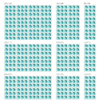 Pellicola per vetri effetto vetrata Ruote moderne