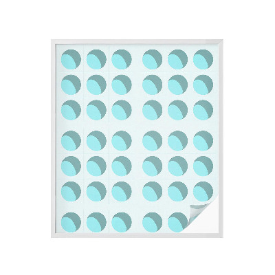 Pellicola per vetri effetto vetrata Ruote moderne