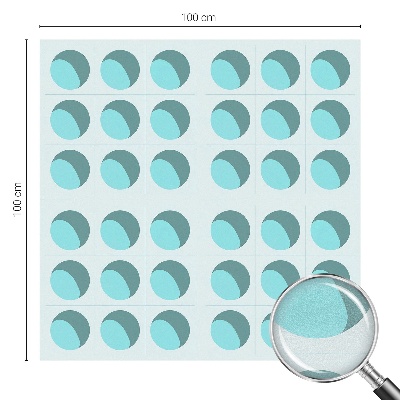 Pellicola per vetri effetto vetrata Ruote moderne