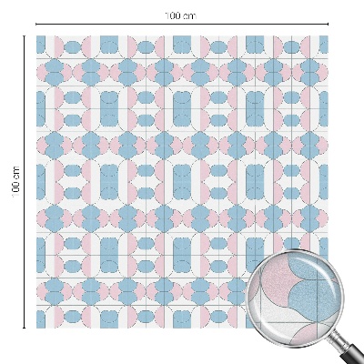 Pellicola decorativa per vetri Motivi pastello