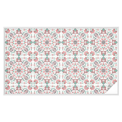 Pellicola adesiva effetto vetrata colorata Armonia floreale