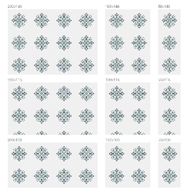 Pellicola decorativa per vetri Ornamento classico