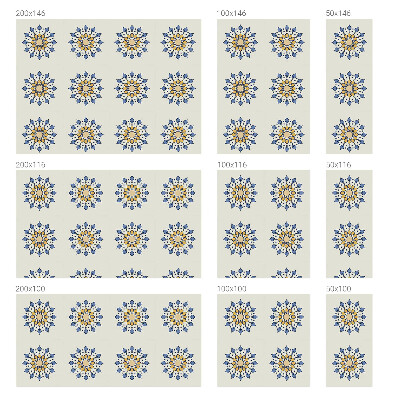 Pellicola per vetri effetto vetrata Mandala decorativo