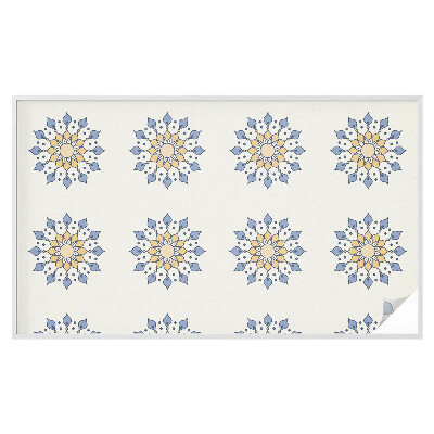 Pellicola per vetri effetto vetrata Mandala decorativo