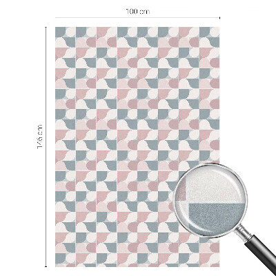 Pellicola adesiva effetto vetrata colorata Motivi pastello