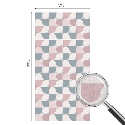 Pellicola adesiva effetto vetrata colorata Motivi pastello