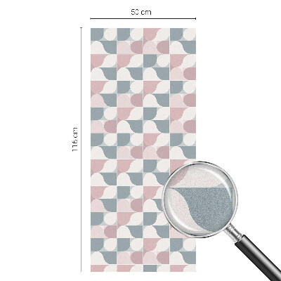 Pellicola adesiva effetto vetrata colorata Motivi pastello