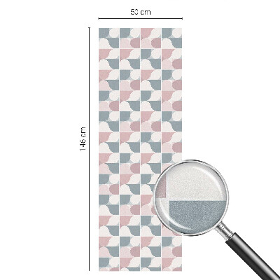 Pellicola adesiva effetto vetrata colorata Motivi pastello