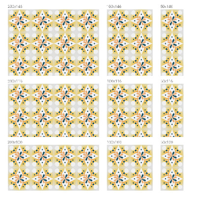 Pellicola per vetri effetto ghiaccio colorato Simmetria floreale