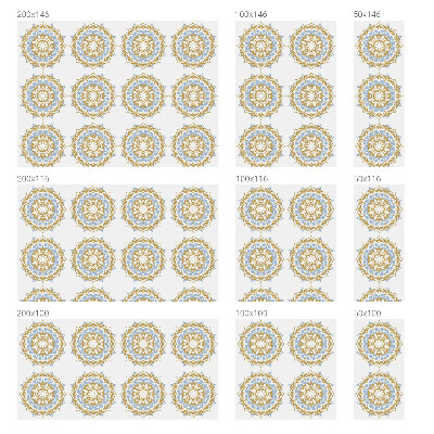 Pellicola per vetri privacy Mandala boho