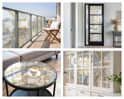 Pellicola per vetri privacy Mandala boho