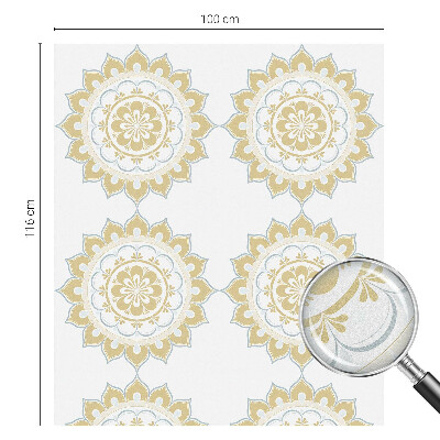 Pellicola decorativa per vetri Mandala floreale