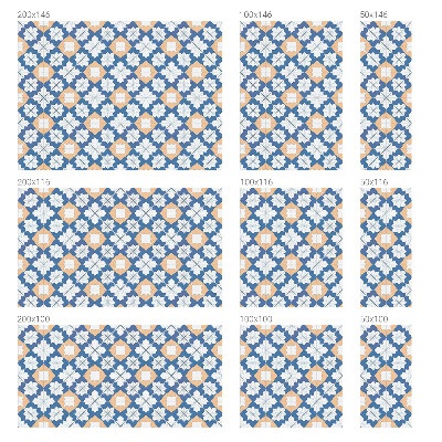 Pellicola per vetri privacy Modelli simmetrici