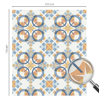 Pellicola per vetri effetto vetrata Motivo geometrico