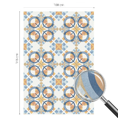 Pellicola per vetri effetto vetrata Motivo geometrico