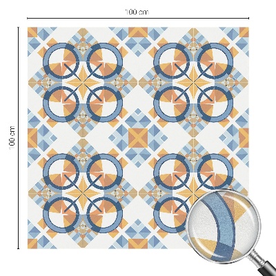 Pellicola per vetri effetto vetrata Motivo geometrico