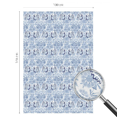 Pellicola per vetri privacy Uccello floreale