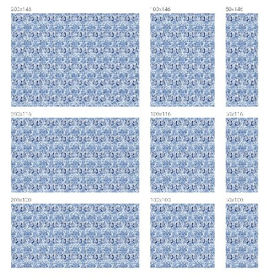 Pellicola per vetri privacy Uccello floreale