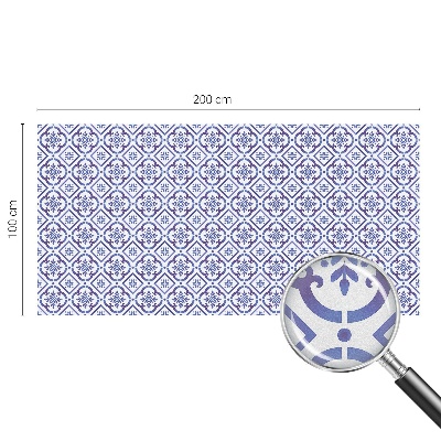 Pellicola decorativa per vetri piastrelle blu