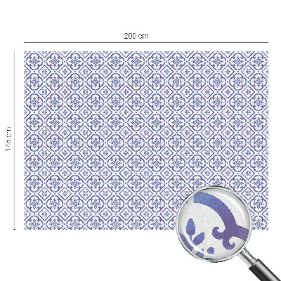 Pellicola decorativa per vetri piastrelle blu