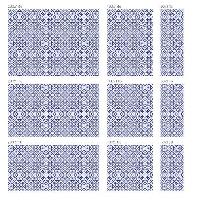 Pellicola decorativa per vetri piastrelle blu