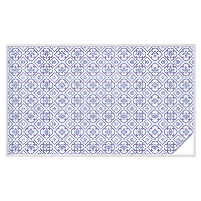 Pellicola decorativa per vetri piastrelle blu