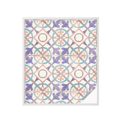 Pellicola per vetri effetto ghiaccio colorato mosaici colorati