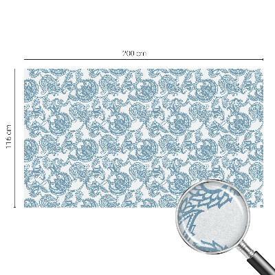 Pellicola per vetri privacy Ornamenti blu