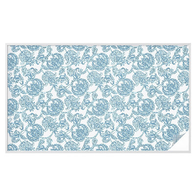 Pellicola per vetri privacy Ornamenti blu