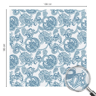 Pellicola per vetri privacy Ornamenti blu