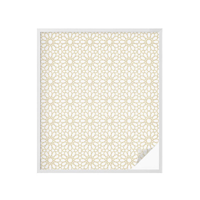 Pellicola adesiva effetto vetrata colorata Motivi geometrici