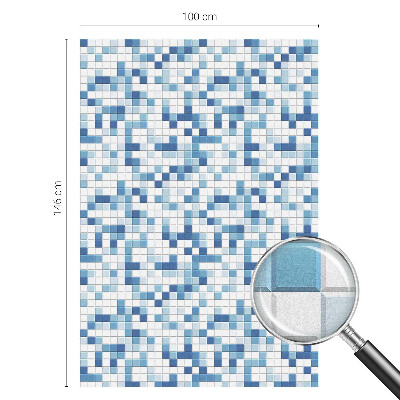Pellicola adesiva effetto vetrata colorata Gioco di tessere