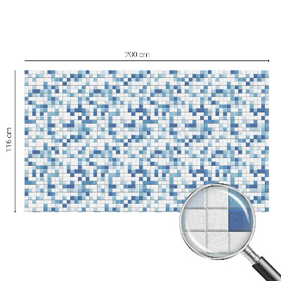 Pellicola adesiva effetto vetrata colorata Gioco di tessere