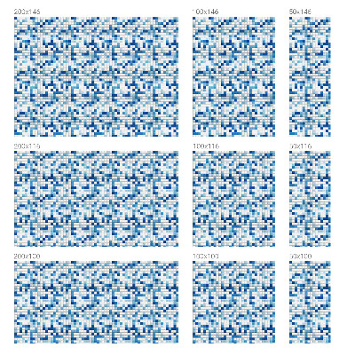 Pellicola adesiva effetto vetrata colorata Gioco di tessere