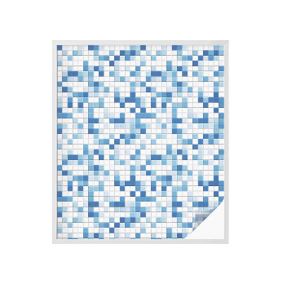 Pellicola adesiva effetto vetrata colorata Gioco di tessere