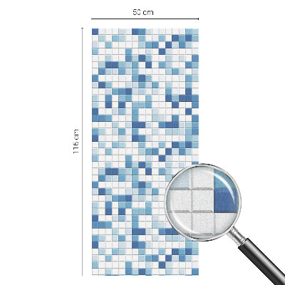 Pellicola adesiva effetto vetrata colorata Gioco di tessere