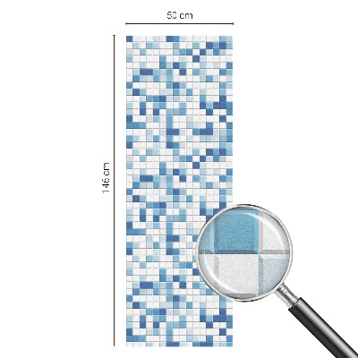 Pellicola adesiva effetto vetrata colorata Gioco di tessere