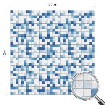 Pellicola adesiva effetto vetrata colorata Gioco di tessere