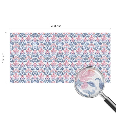 Pellicola per vetri effetto vetrata Simmetria floreale