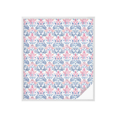 Pellicola per vetri effetto vetrata Simmetria floreale